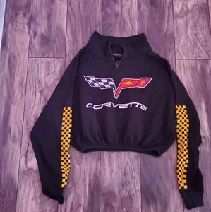 Cropped corvette pullover